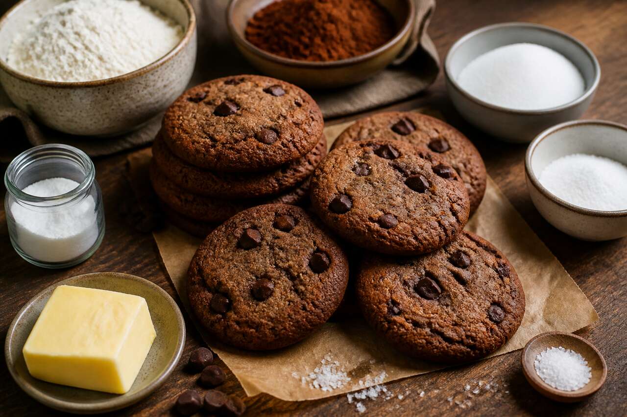 Recette de petits sablés au chocolat