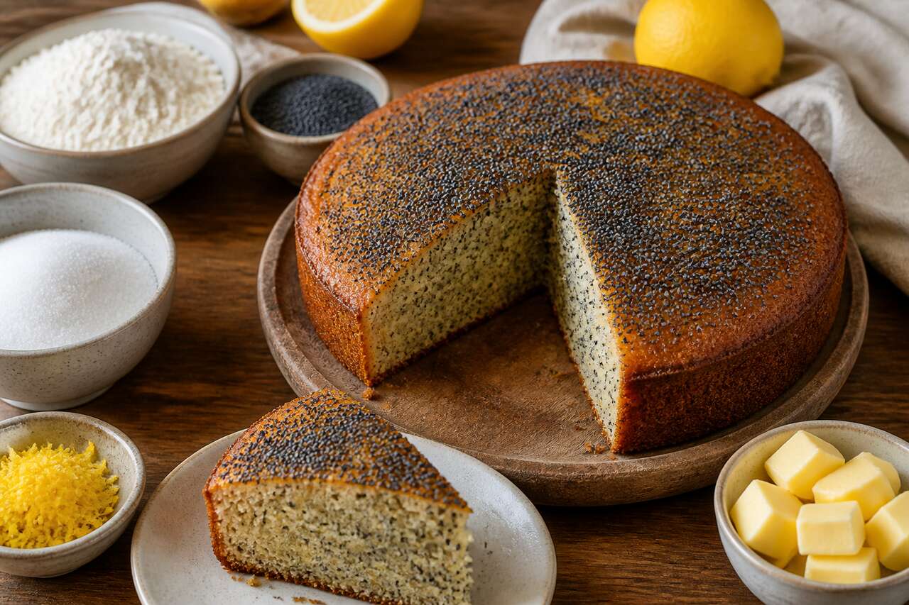 Gâteau au pavot : recette facile et savoureuse