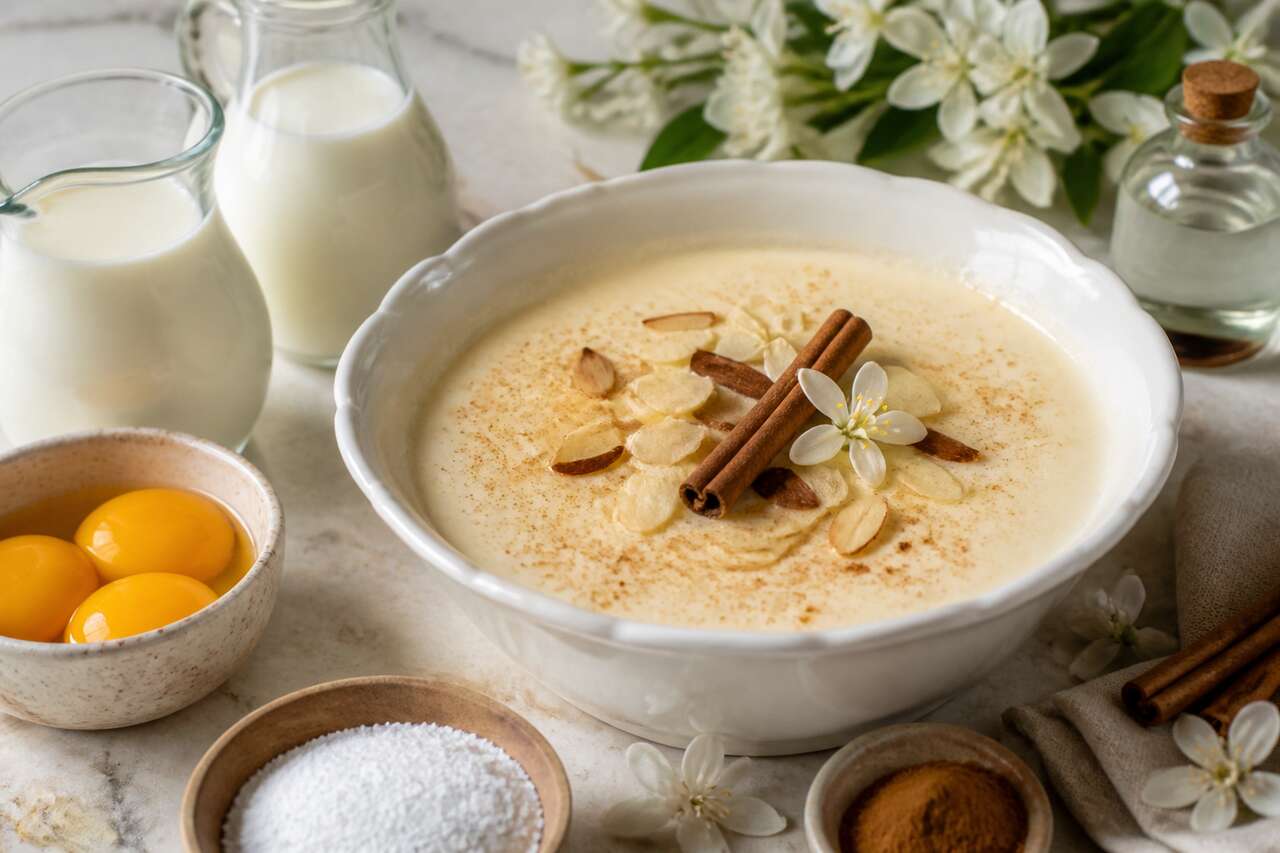 Crème à la cannelle et fleur d'oranger : recette parfumée