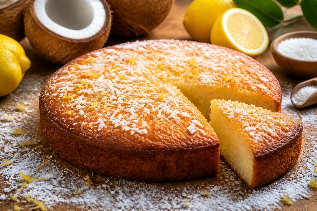 Cake au coco et agrumes : recette gourmande