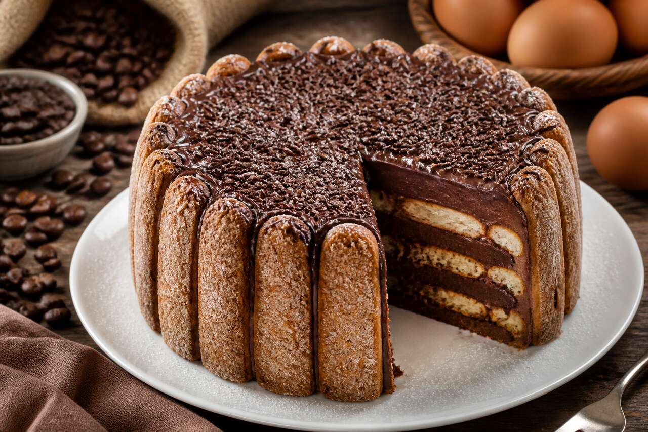 Charlotte au chocolat et vermicelles : recette gourmande