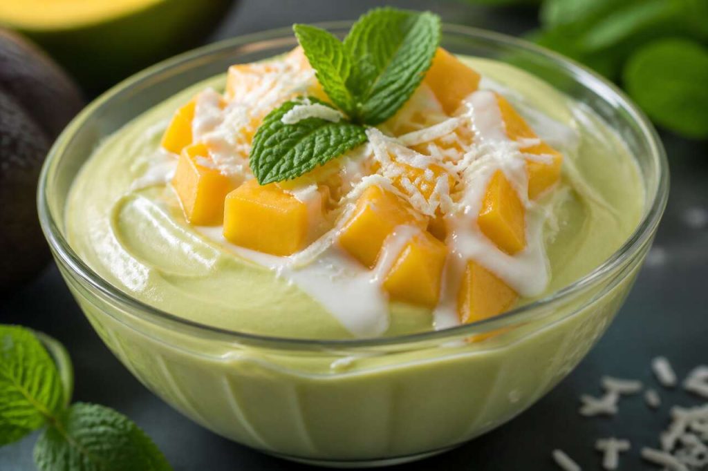 Mousse d'avocat à la mangue : recette gourmande et facile