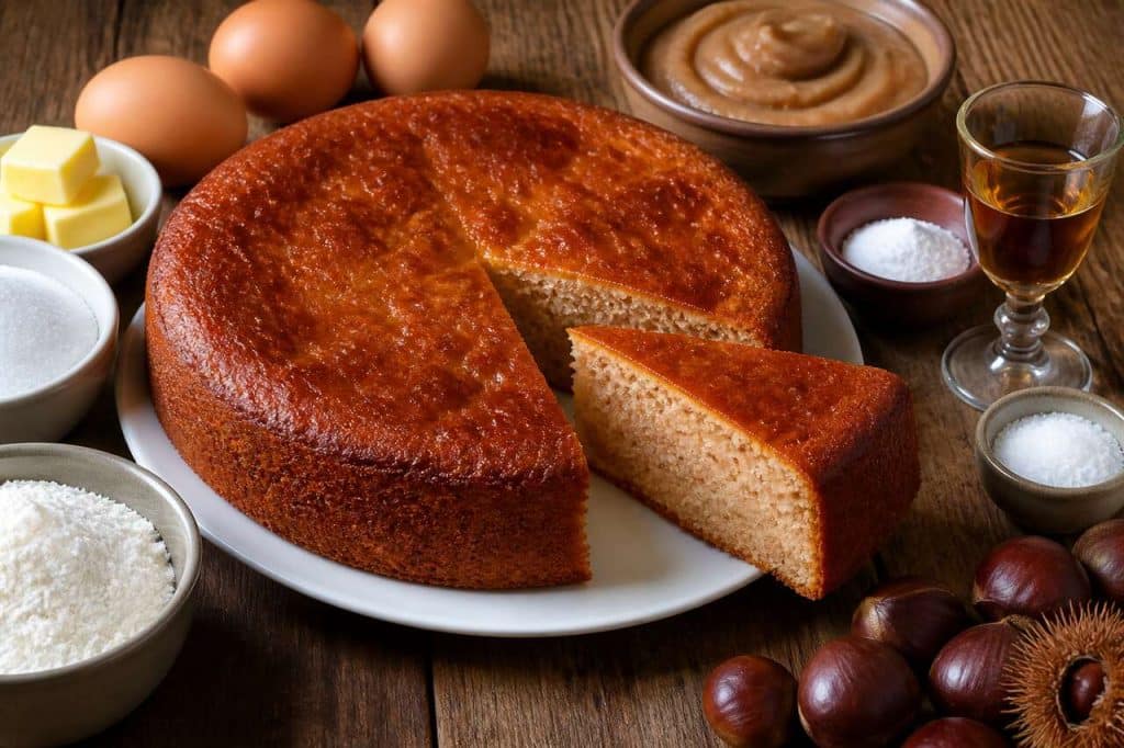 Gâteau aux châtaignes de Martine : recette facile et gourmande
