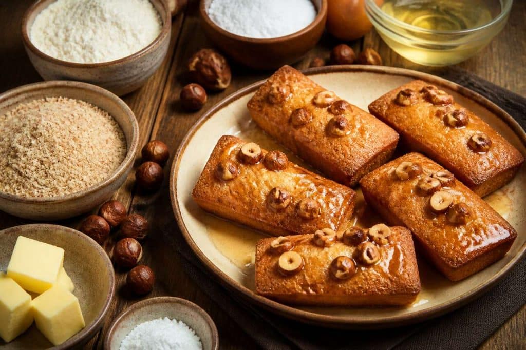 Recette de financiers au miel et aux noisettes