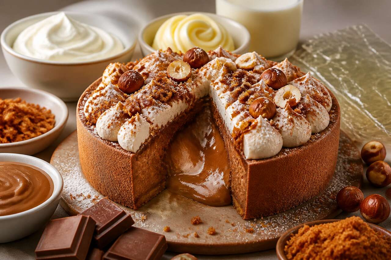 Recette d'entremets praliné fondant et gourmand
