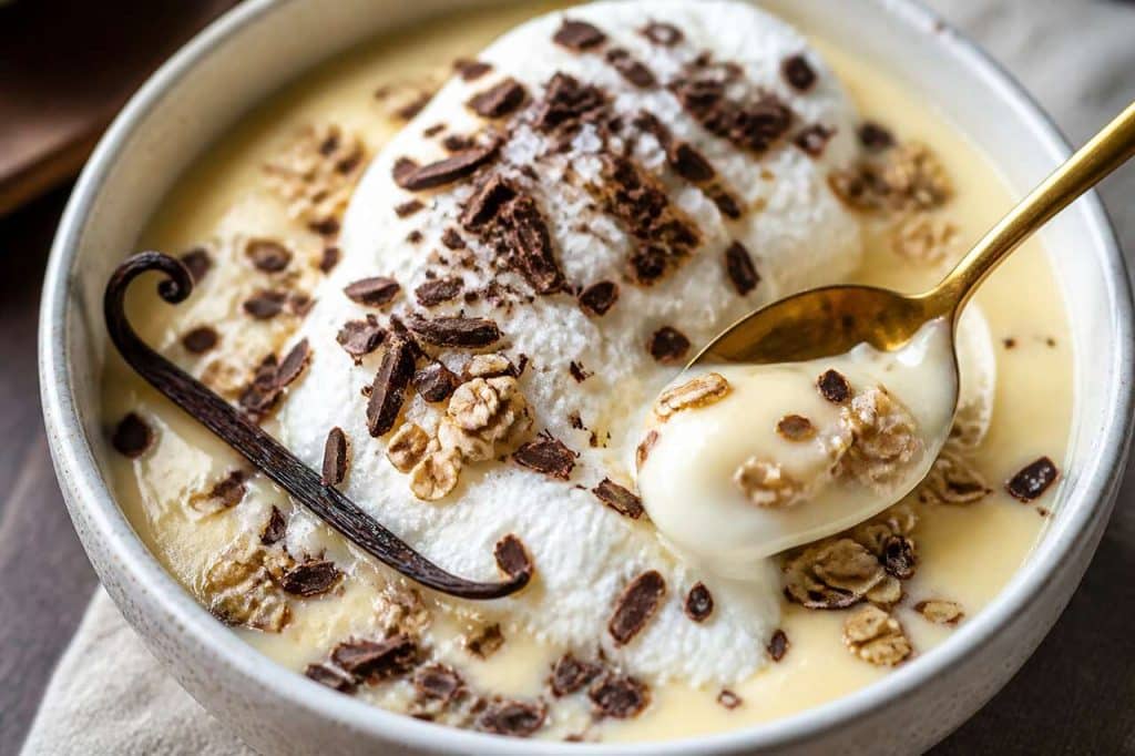 Oeufs à la neige : recette gourmande au chocolat et muesli