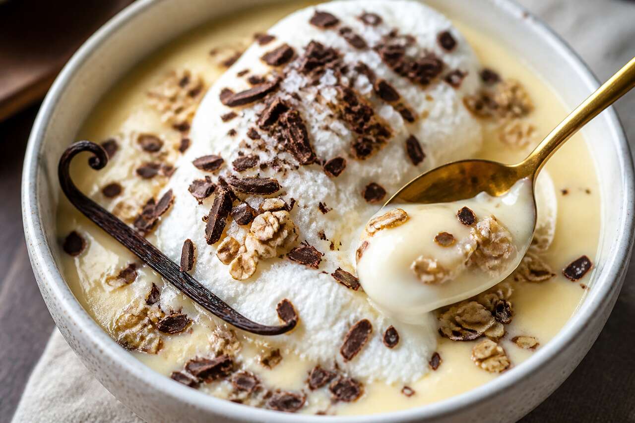 Oeufs à la neige : recette gourmande au chocolat et muesli