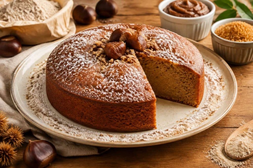 Gâteau à la farine de châtaigne : recette gourmande