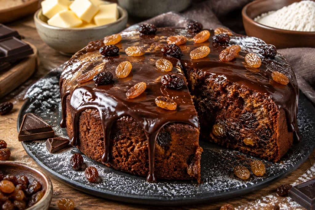 Gâteau chocolat raisin : une recette gourmande