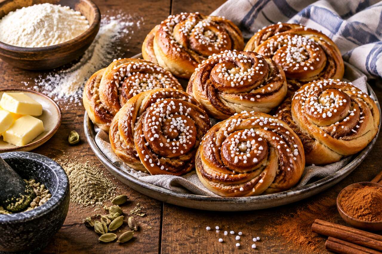 Recette des kanelbullar, les brioches suédoises à la cannelle