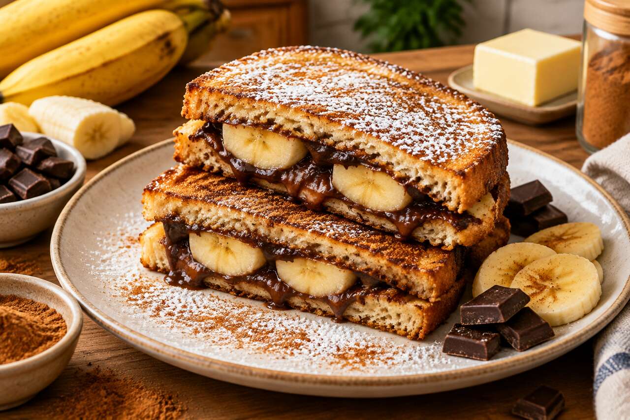 Recette du croque-banane délicieux et facile à préparer