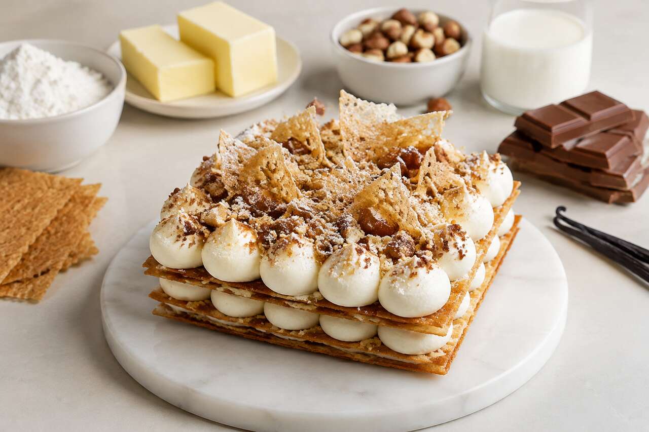 Recette du Kosmik : le millefeuille de Christophe Michalak