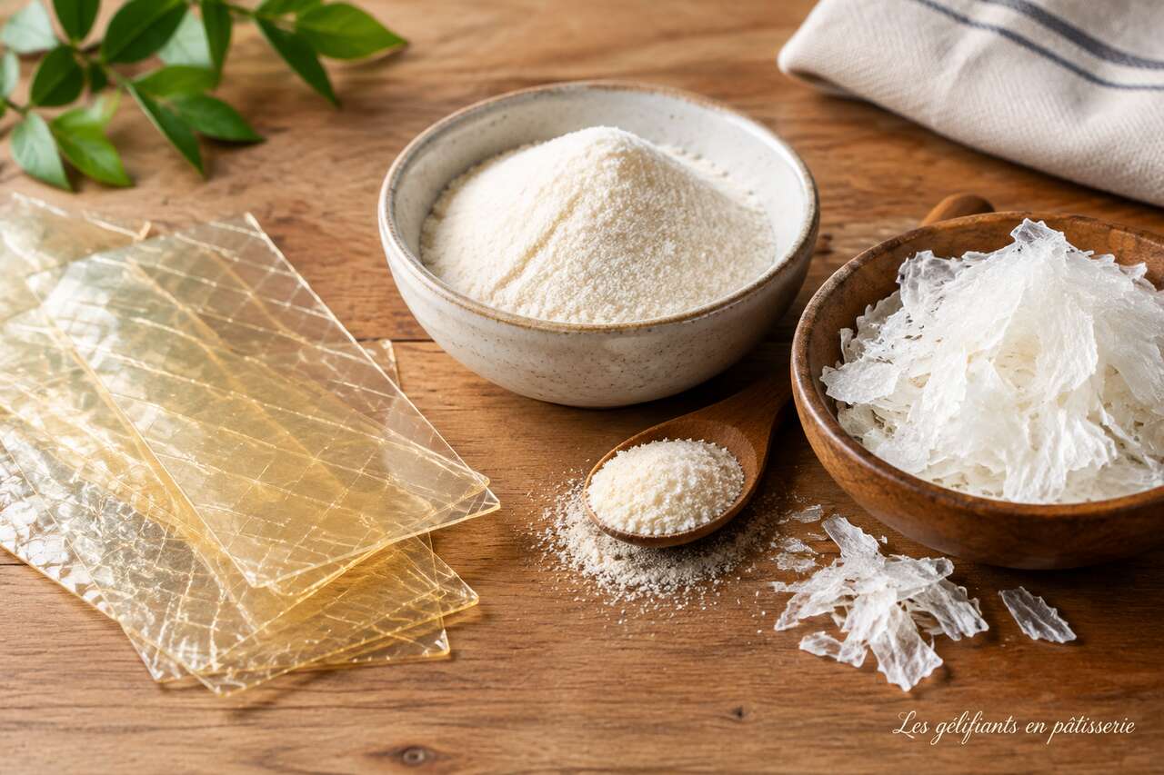 Les gélifiants en pâtisserie : gélatine, pectine et agar-agar