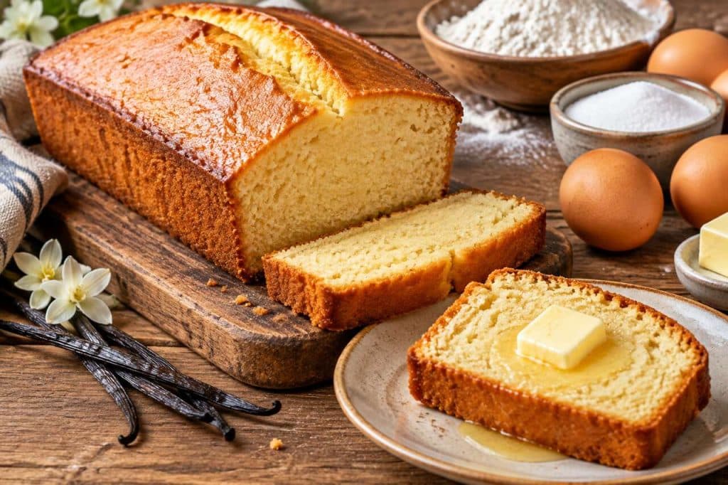 Recette du cake à la vanille moelleux et parfumé