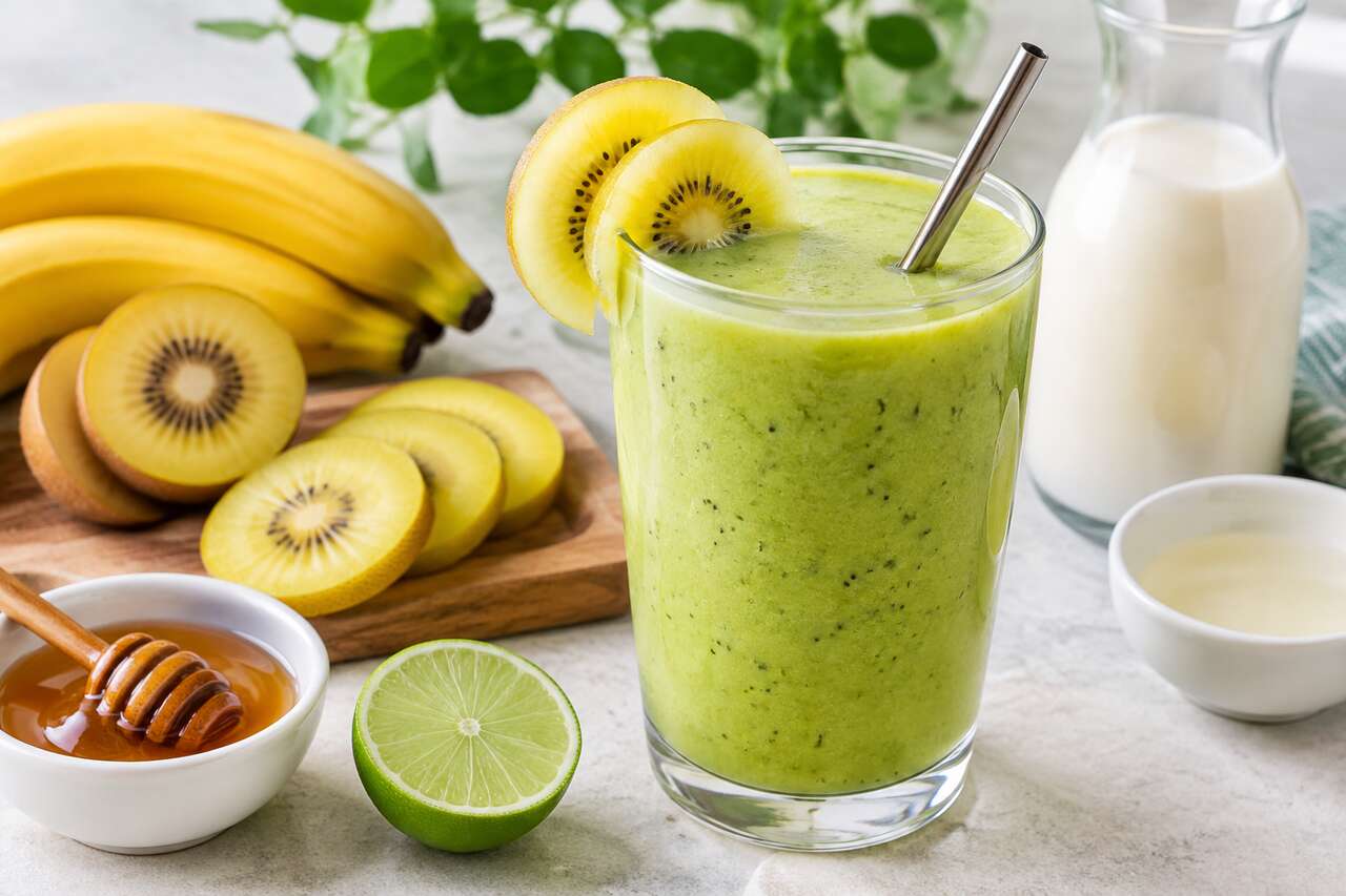 Smoothie de kiwis : recette facile et rafraîchissante