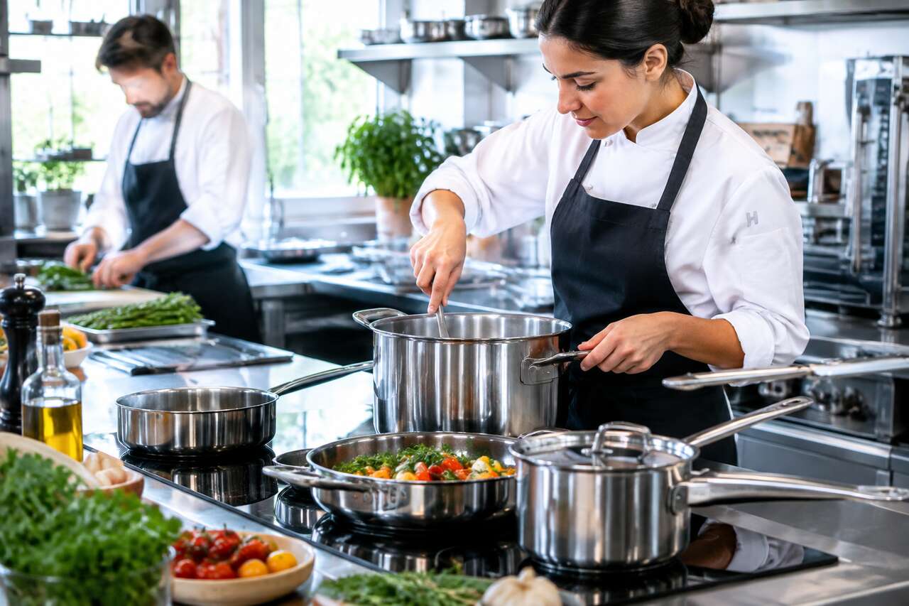 Chefs et cristel: r&eacute;alit&eacute; des cuisines pro et cas philippe etchebest