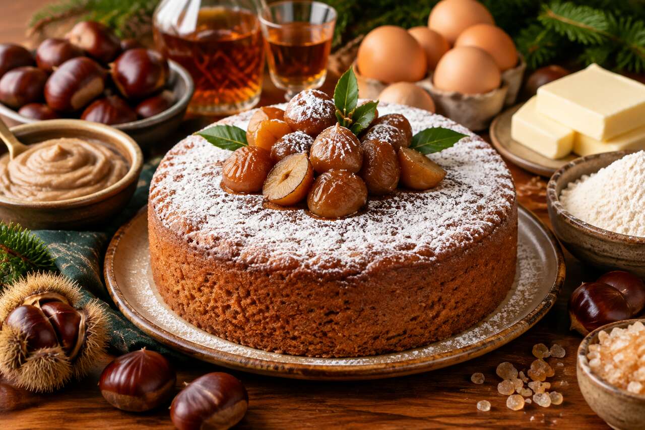 Gâteau aux marrons : recette gourmande à découvrir