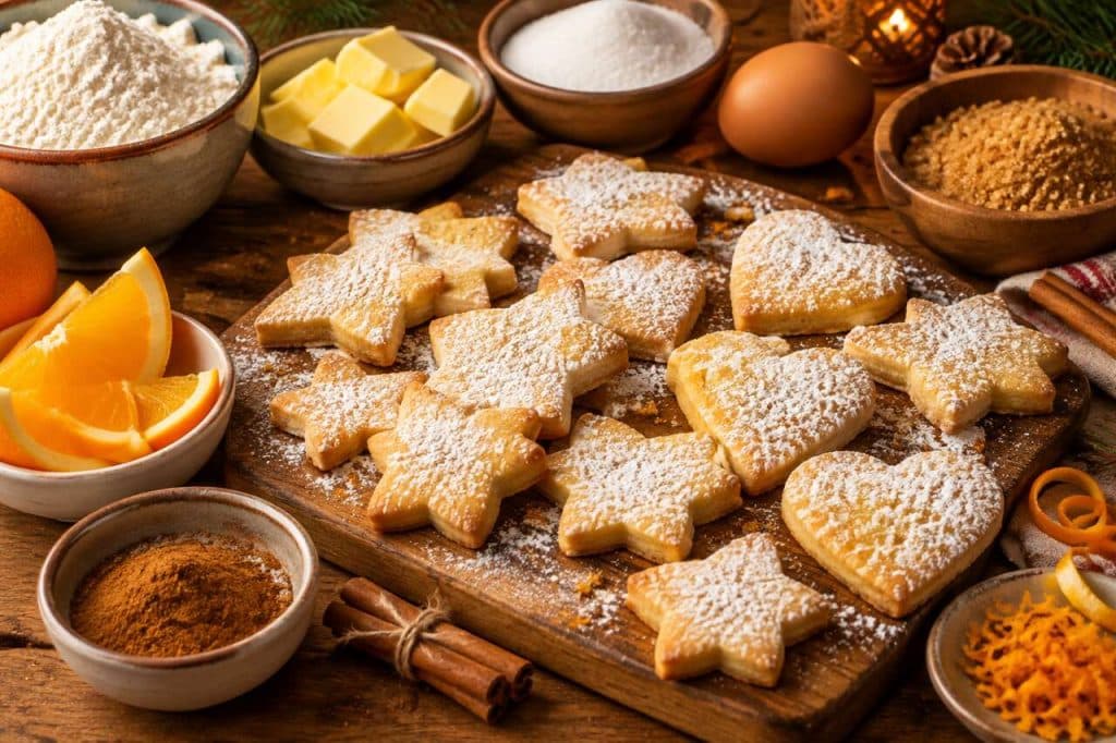 Recette de sablés à l'orange et à la cannelle
