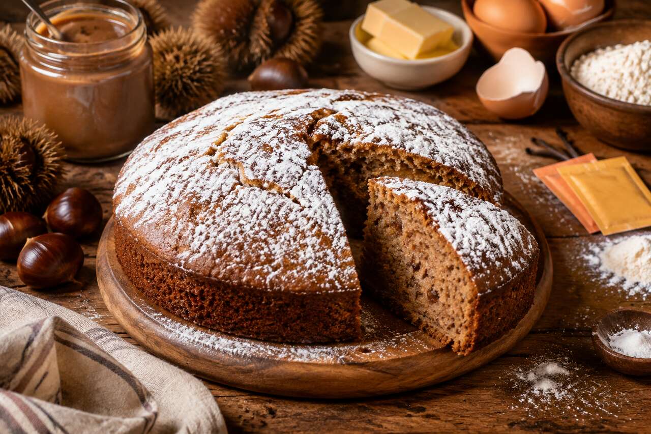 Gâteau aux marrons express : recette rapide et délicieuse