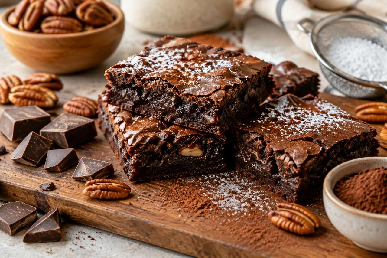 Recette authentique de brownies au chocolat