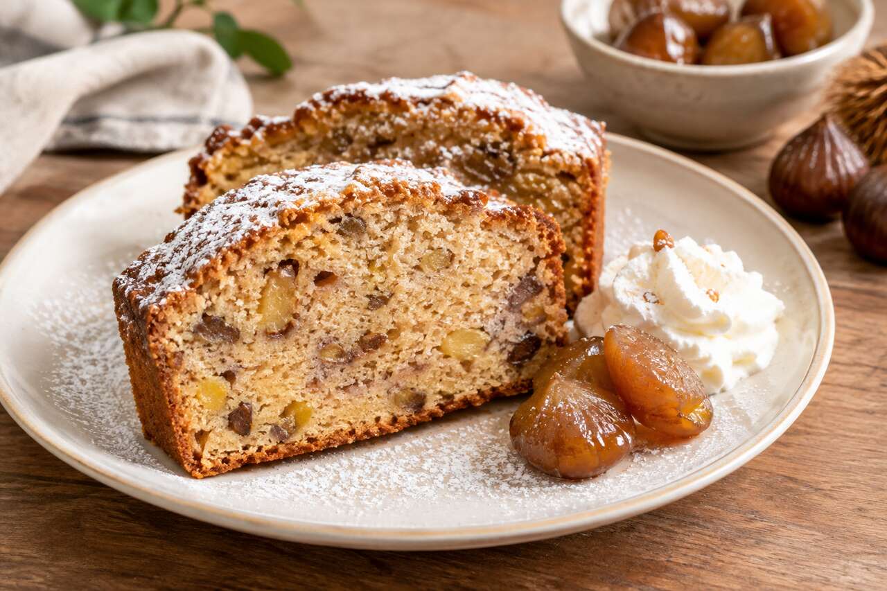 Recette du cake aux marrons glacés