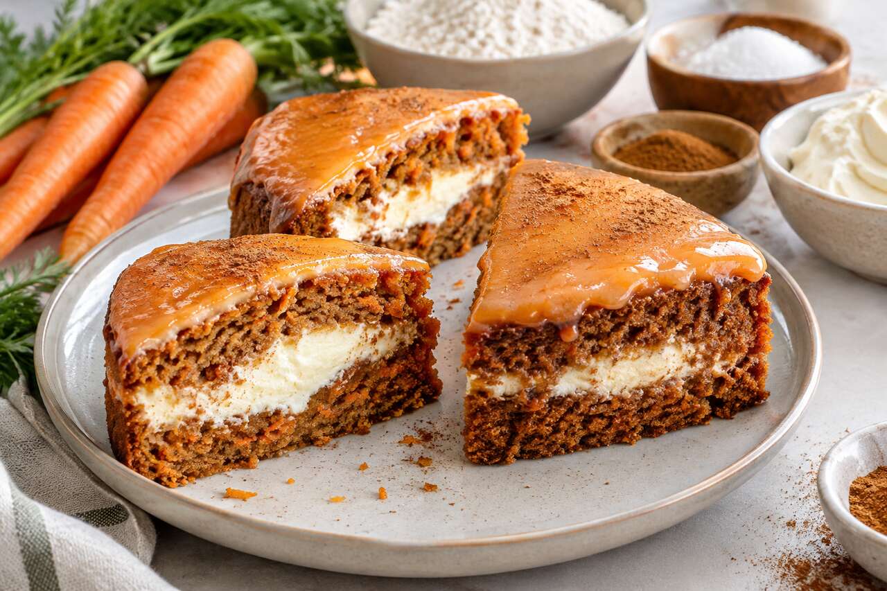 Gâteau surprise aux carottes : recette originale et savoureuse