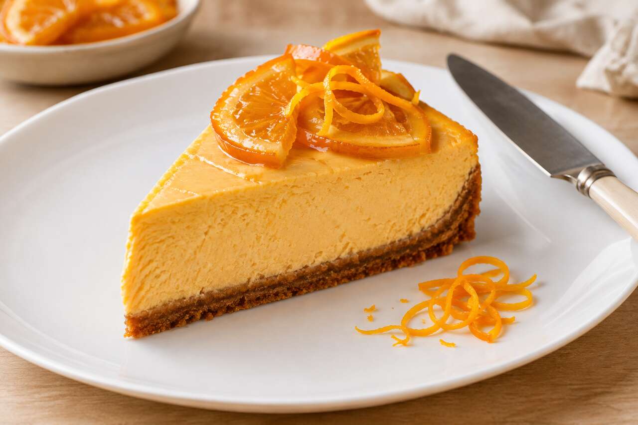 Cheesecake à l'orange : recette gourmande et facile