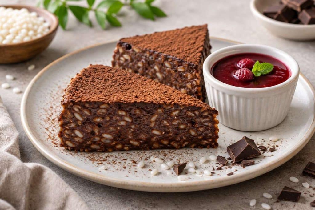 Gâteau de riz au chocolat : recette gourmande et facile