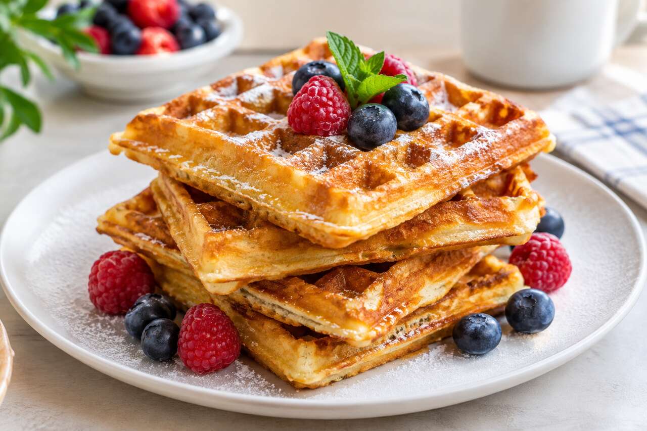 Recette de gaufres croustillantes faciles et gourmandes