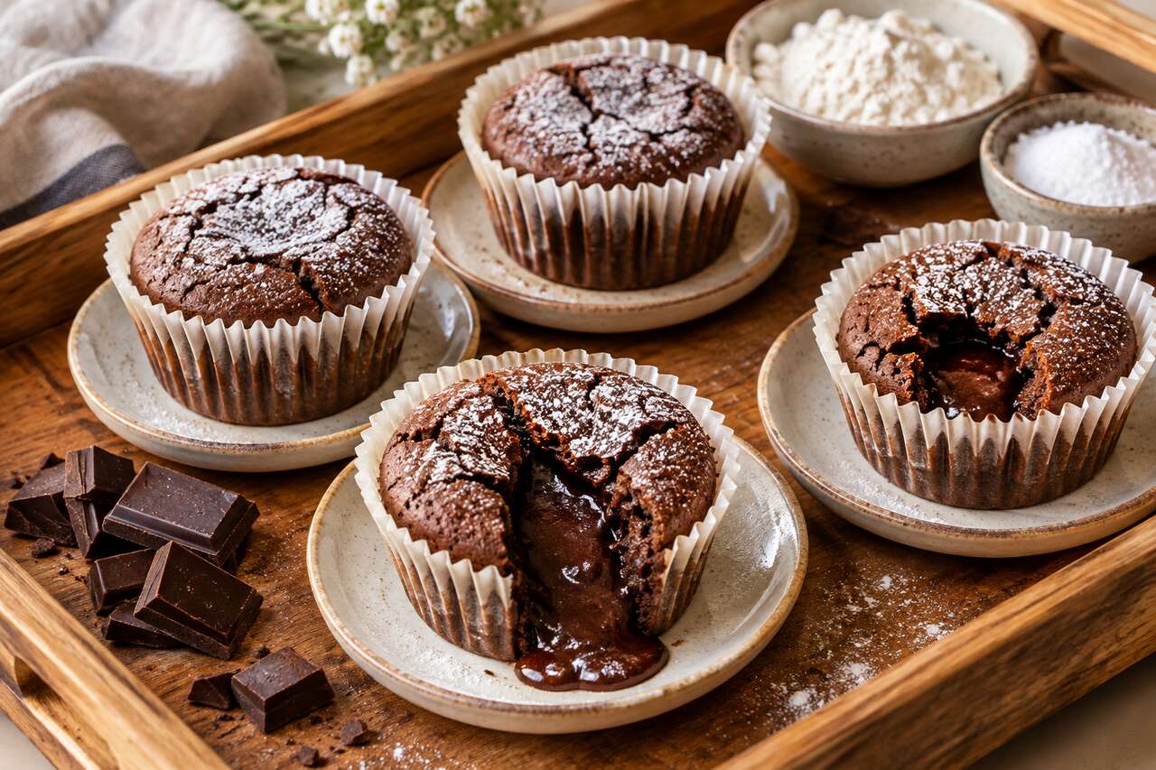 Caissettes au chocolat : recette gourmande