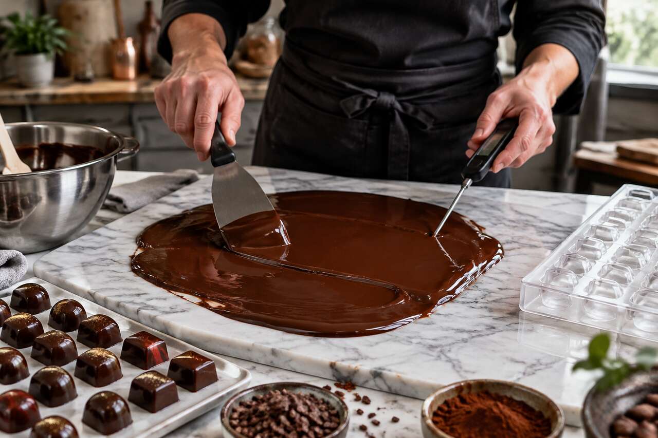 D&eacute;pannage express : chocolat terne, marbr&eacute;, qui blanchit ou qui ne d&eacute;moule pas
